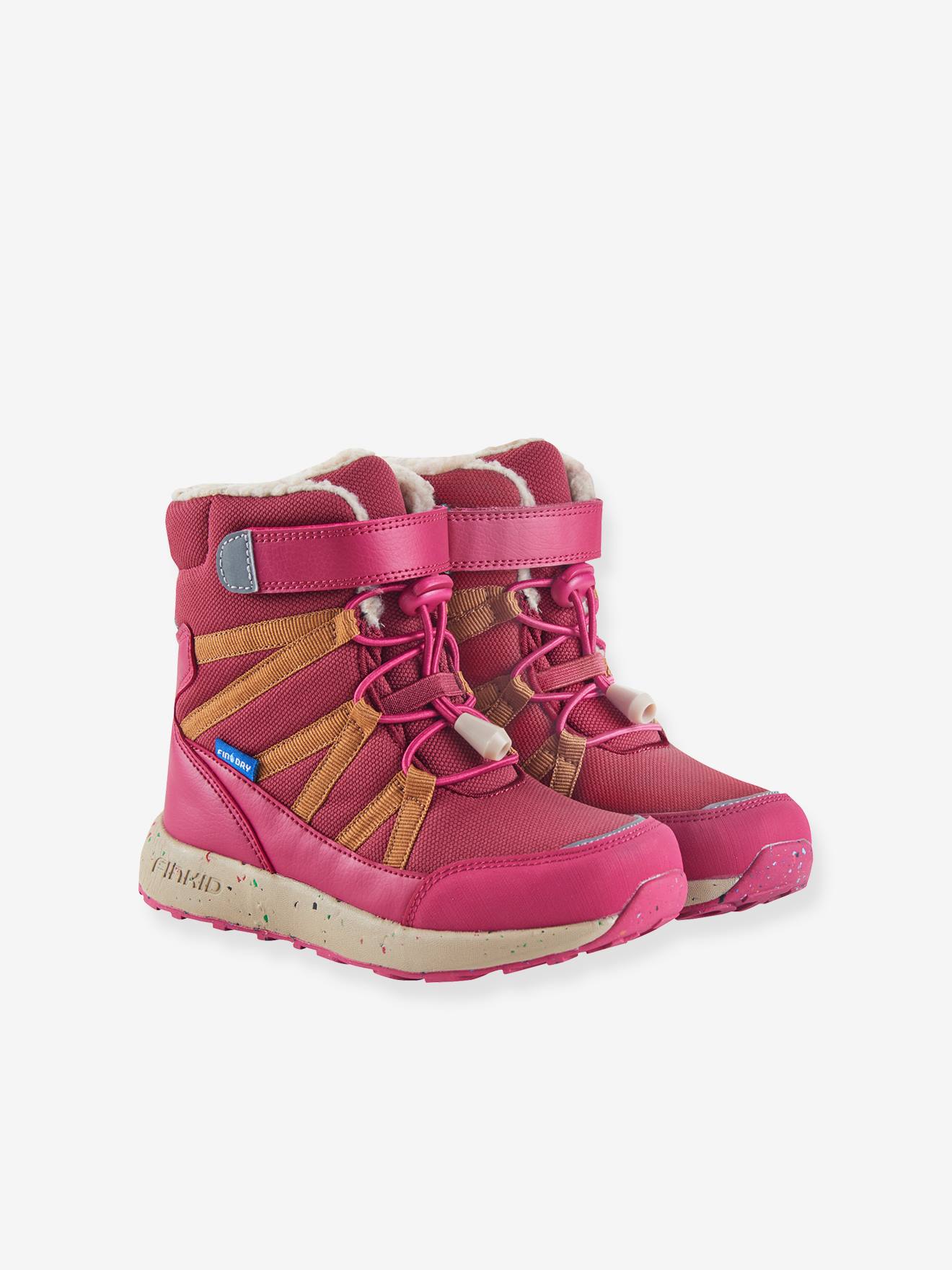 Hoge winterlaarzen voor kinderen KARI FINKID grenadine