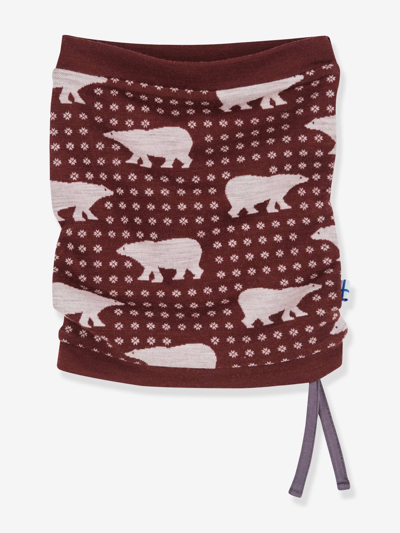 Kinder sjaal TUUBI NORDIK FINKID van wol grenadine