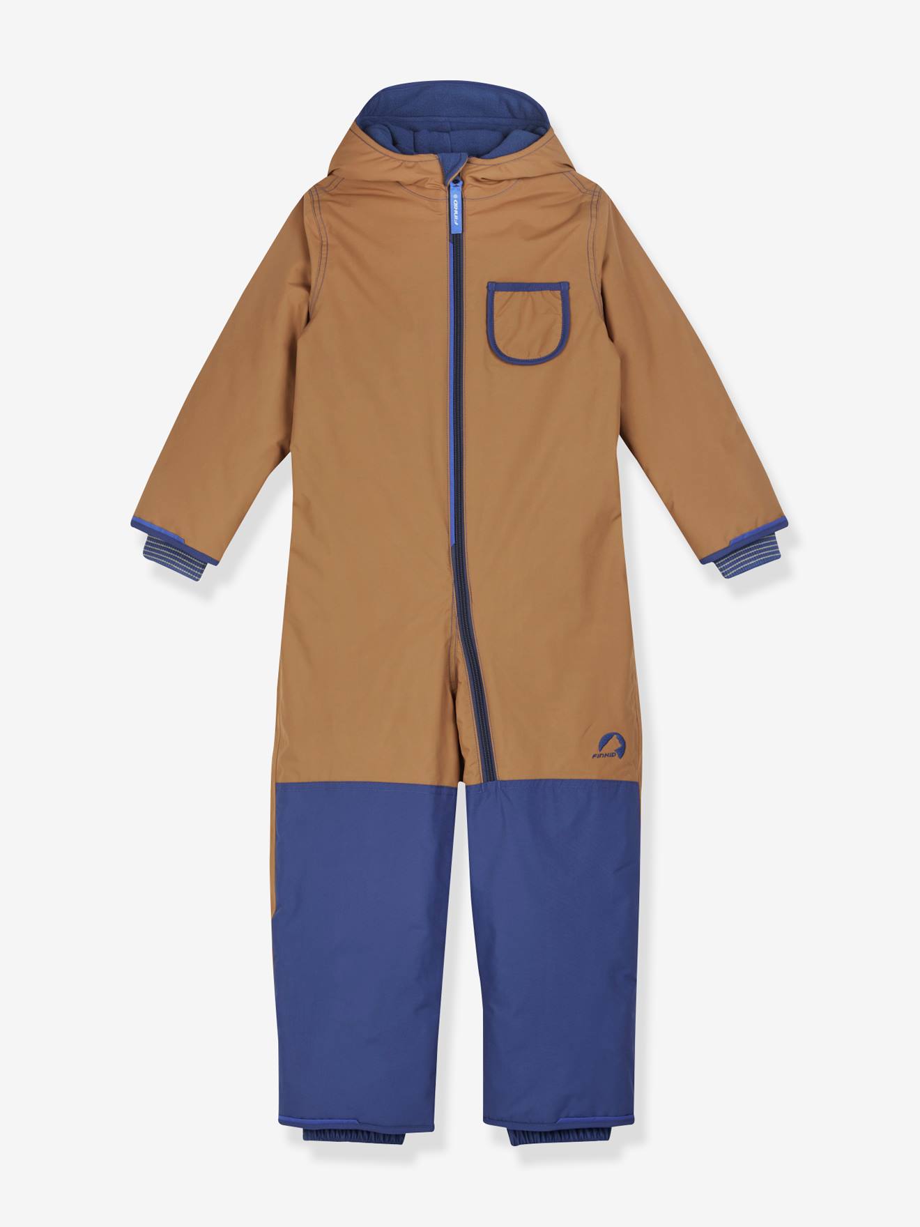 Ski-jumpsuit voor kinderen PIKKU WINTER SPORT FINKID hazelnoot