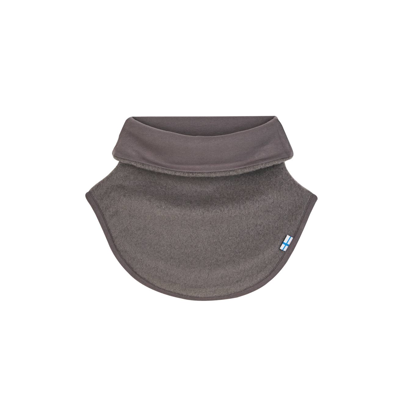 Kinder nekwarmer van fleecewol KAULUS WOOL FINKID donkerbruin