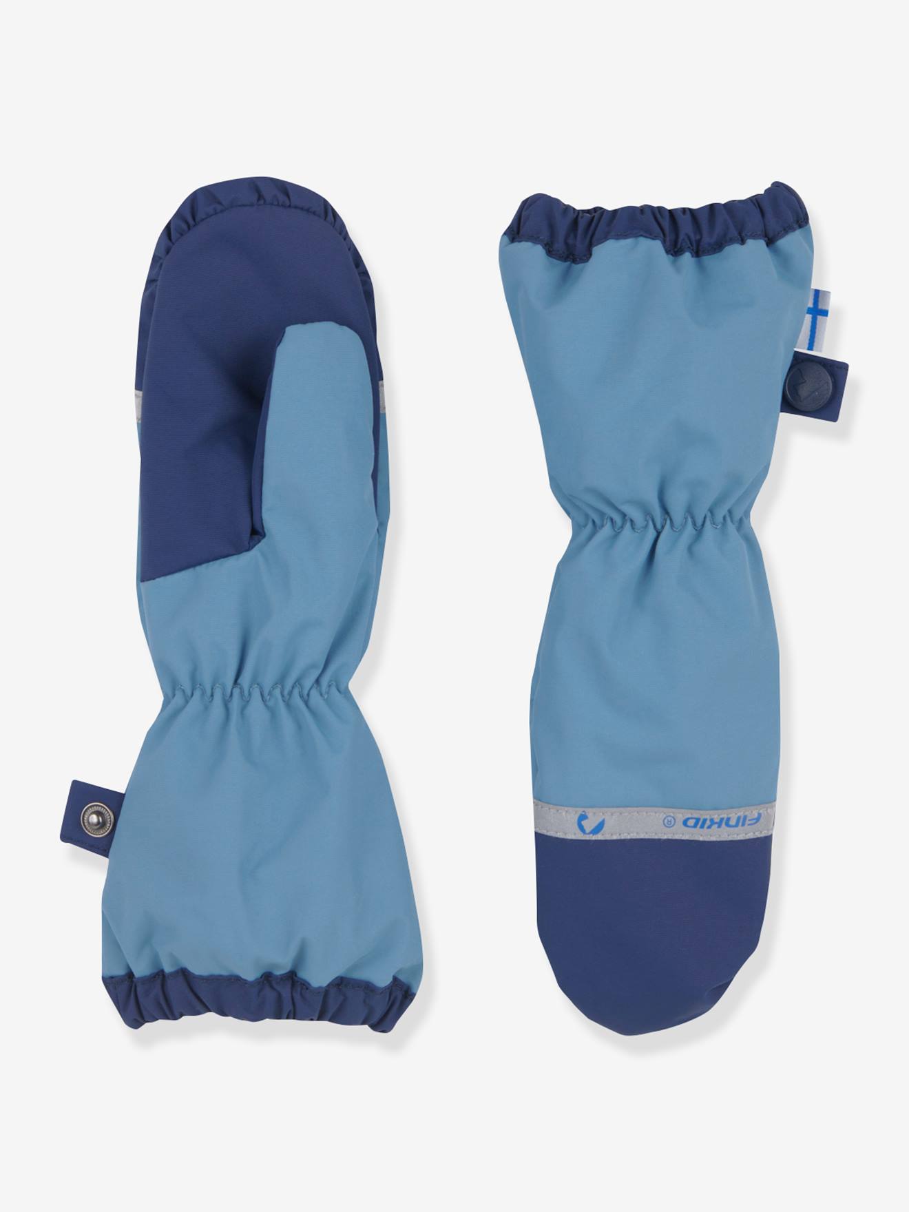 Waterdichte buitenwanten voor kinderen PAKKANEN FINKID groenblauw