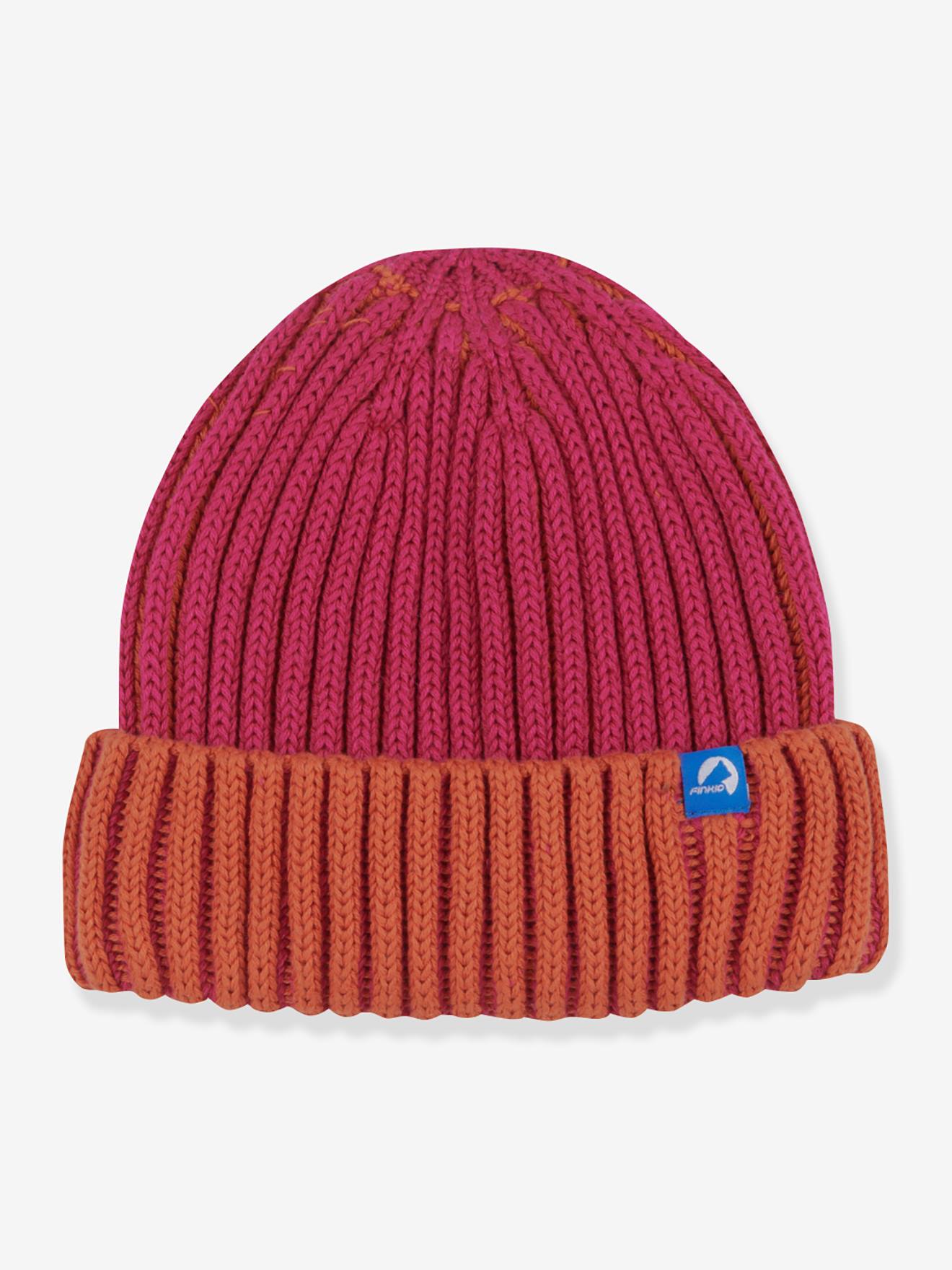 Muts van gebreide stof voor kinderen PIPPALOT finkid framboos