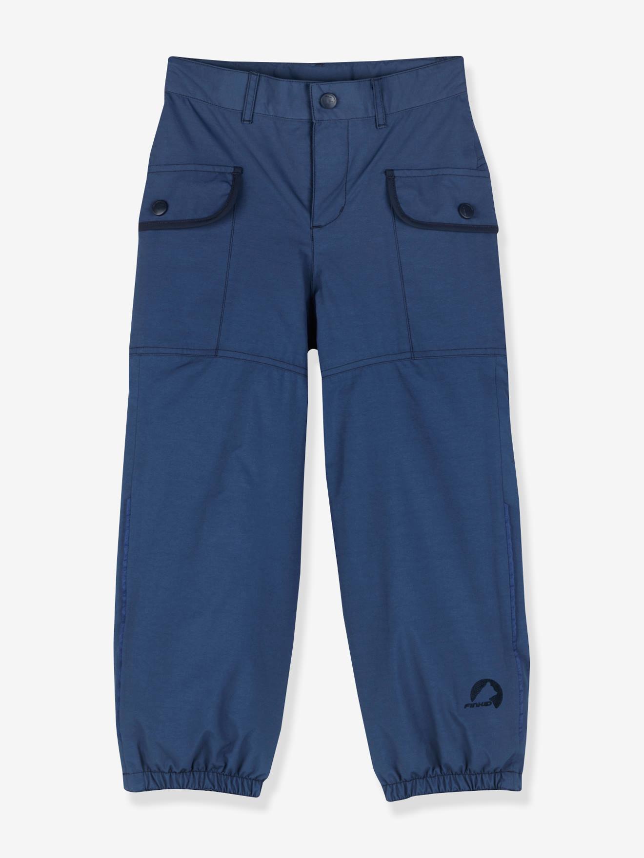 Gewatteerde winterbroek voor kinderen RENTO MUKKA FINKID jeansblauw