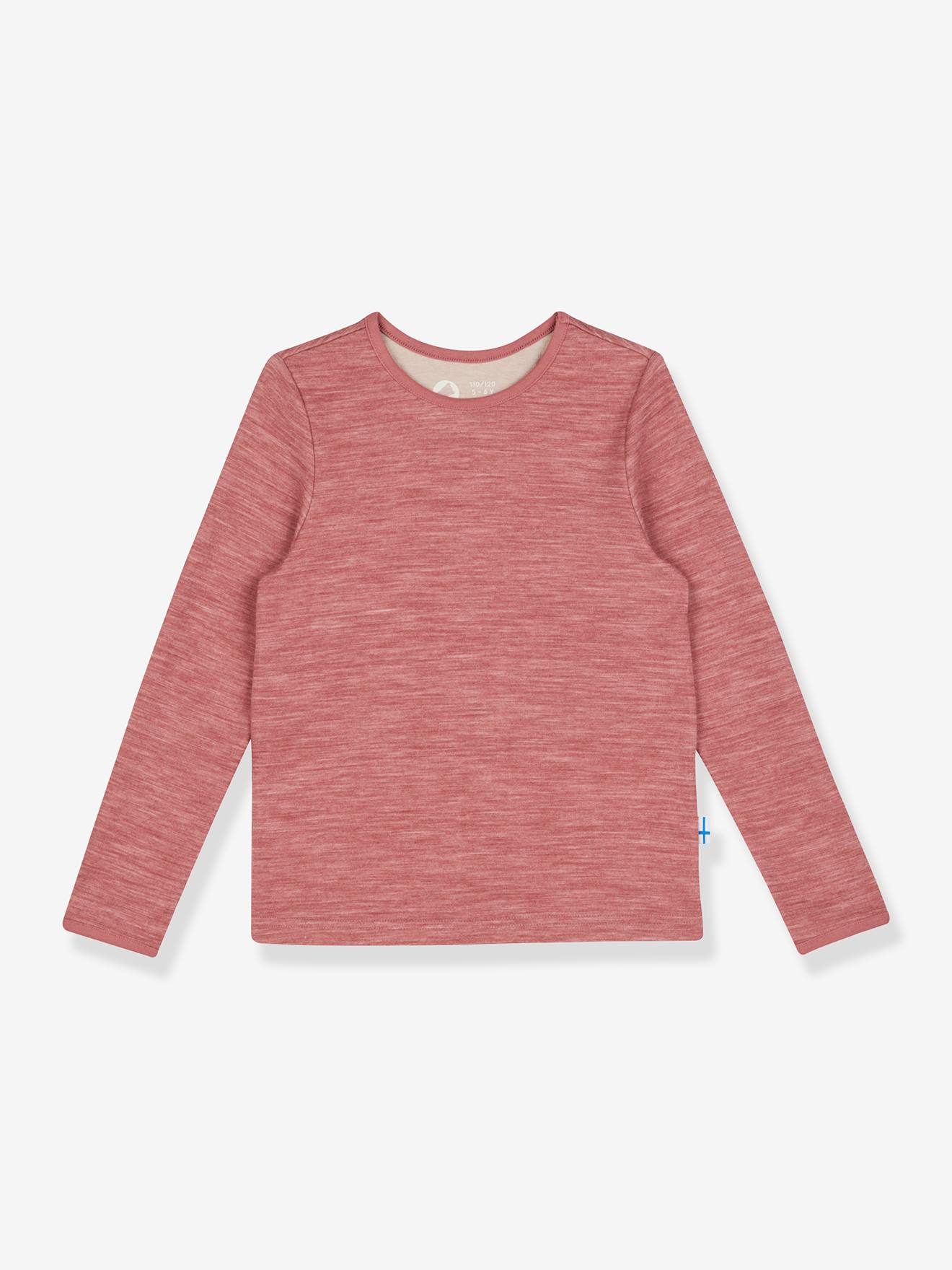 TAAMO SOFT FINKID dubbelzijdige sweater voor kinderen van wol rozenhout