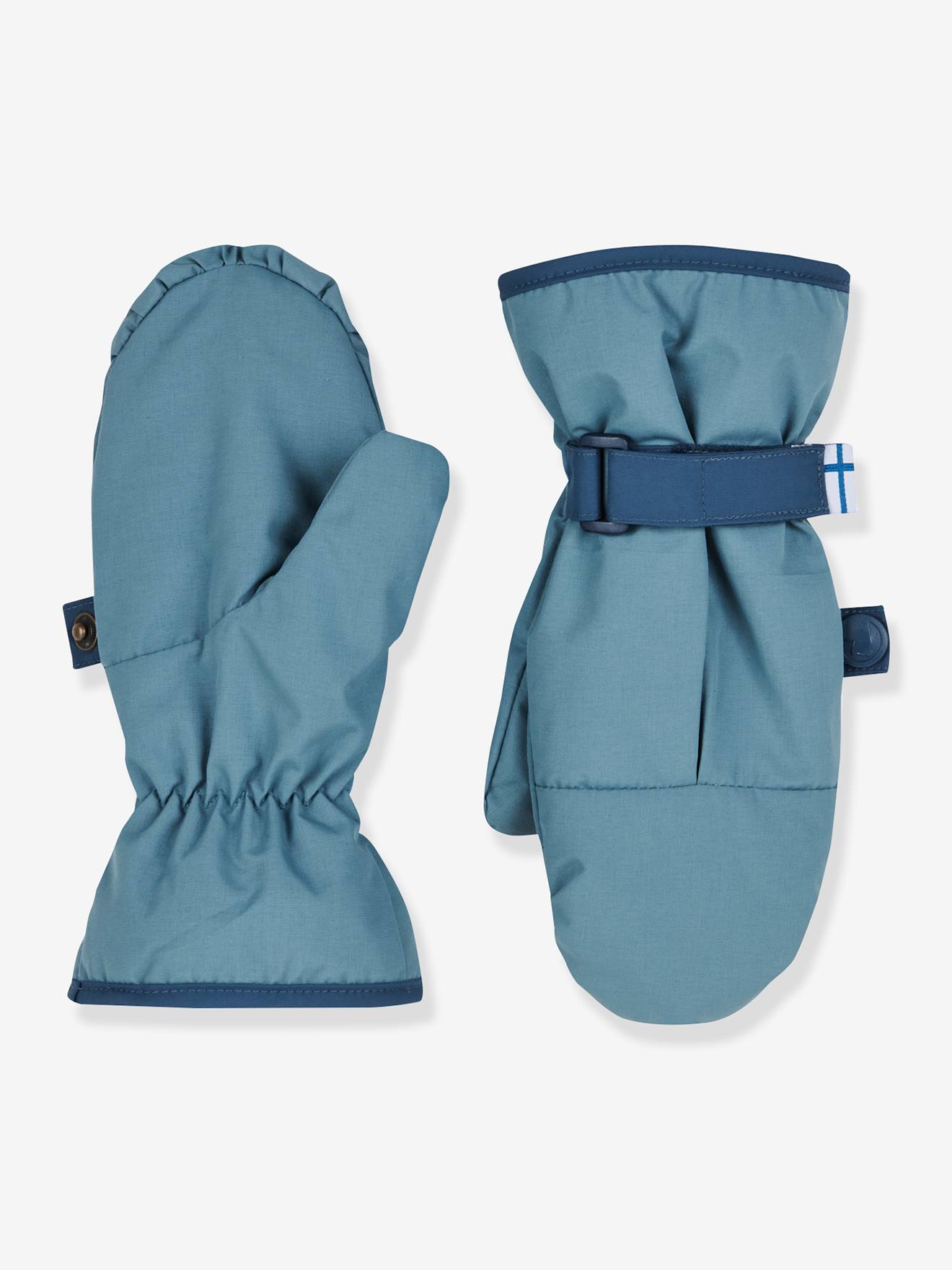 Waterdichte wanten voor kinderen LUMIPALLO finkid middenblauw