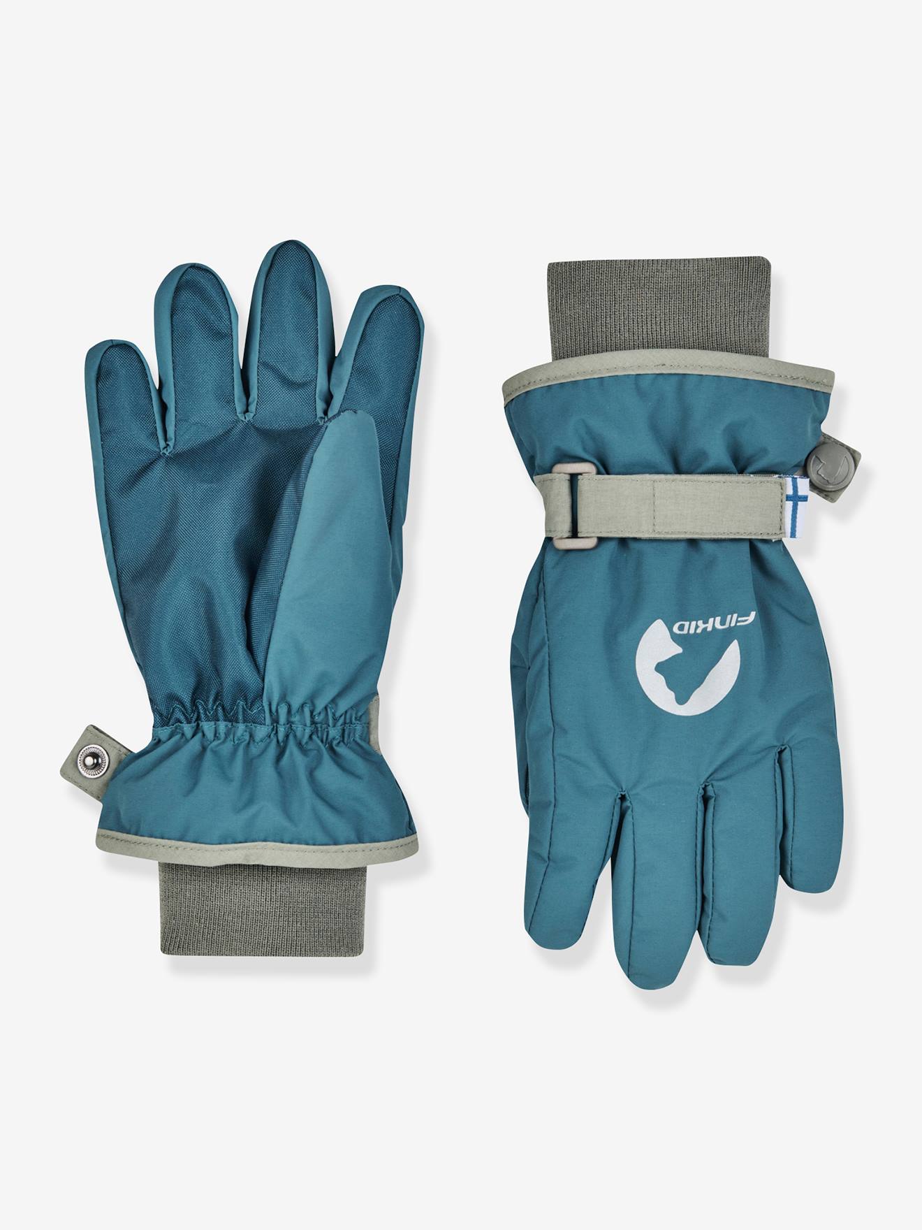 Gants voor kinderen gevoerd PIKKURILLI FINKID petrolblauw