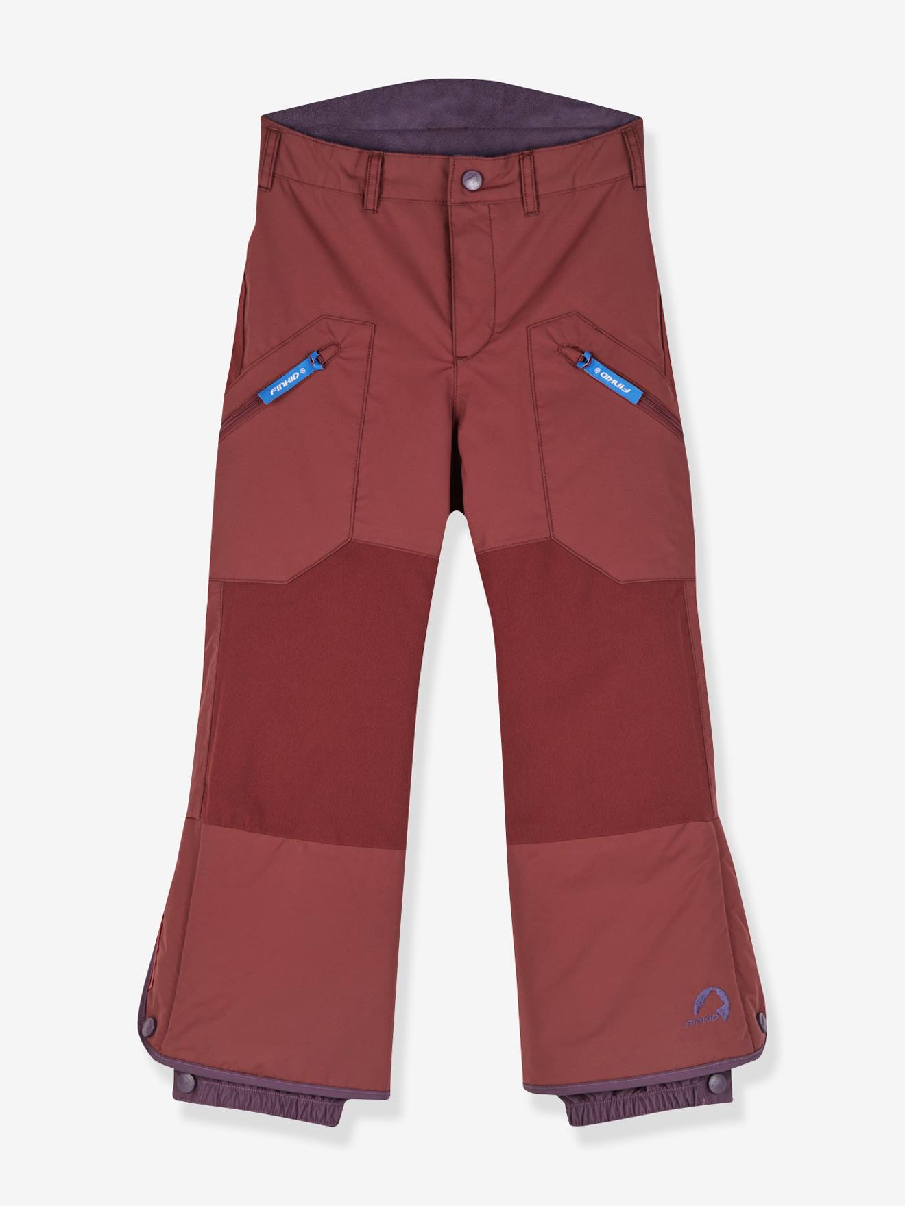 Gevoerde ski broek voor kinderen TOBI SNOW FINKID grenadine