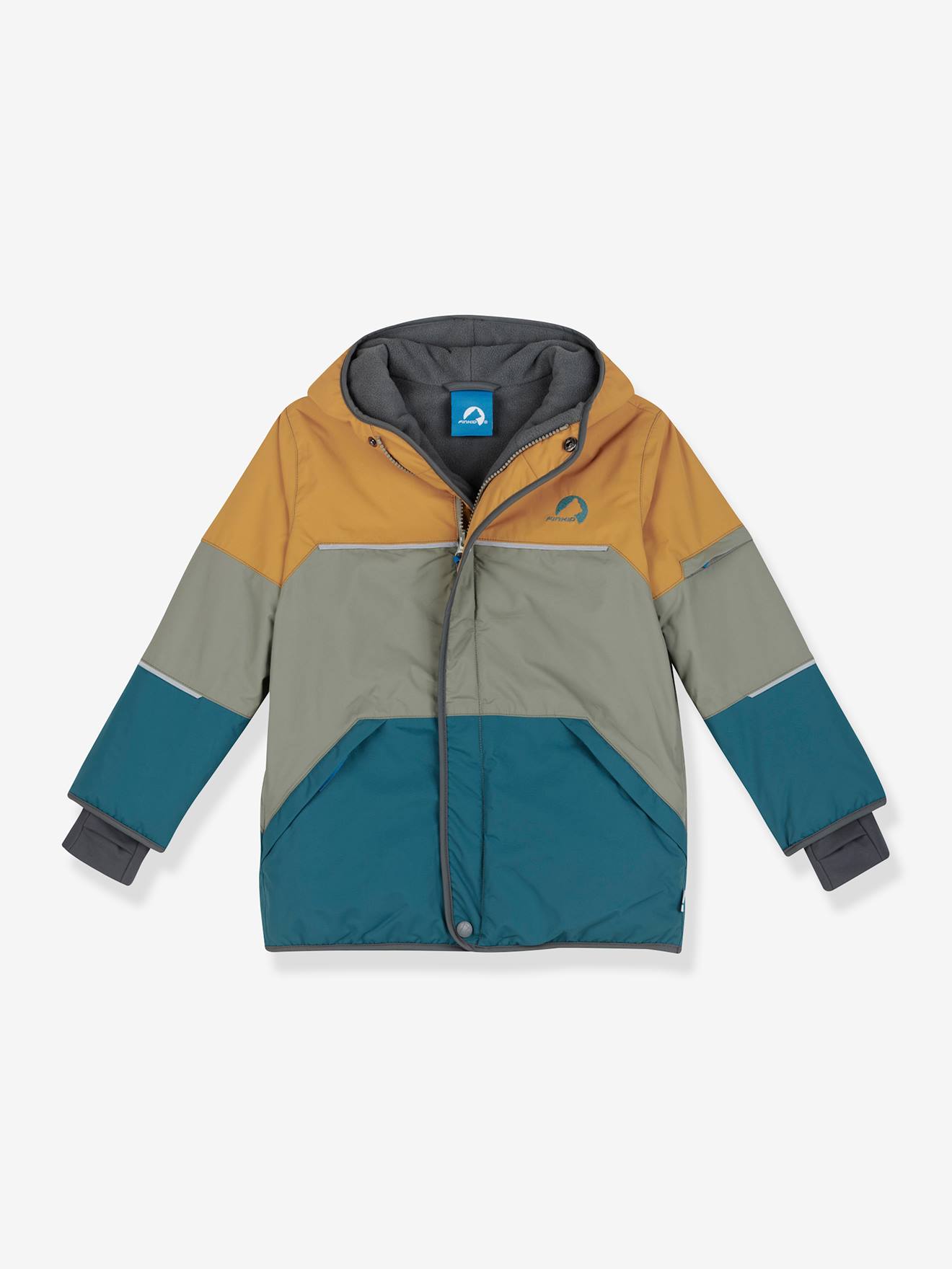 Skijas kind TAIKA SNOW FINKID, colorblock geel