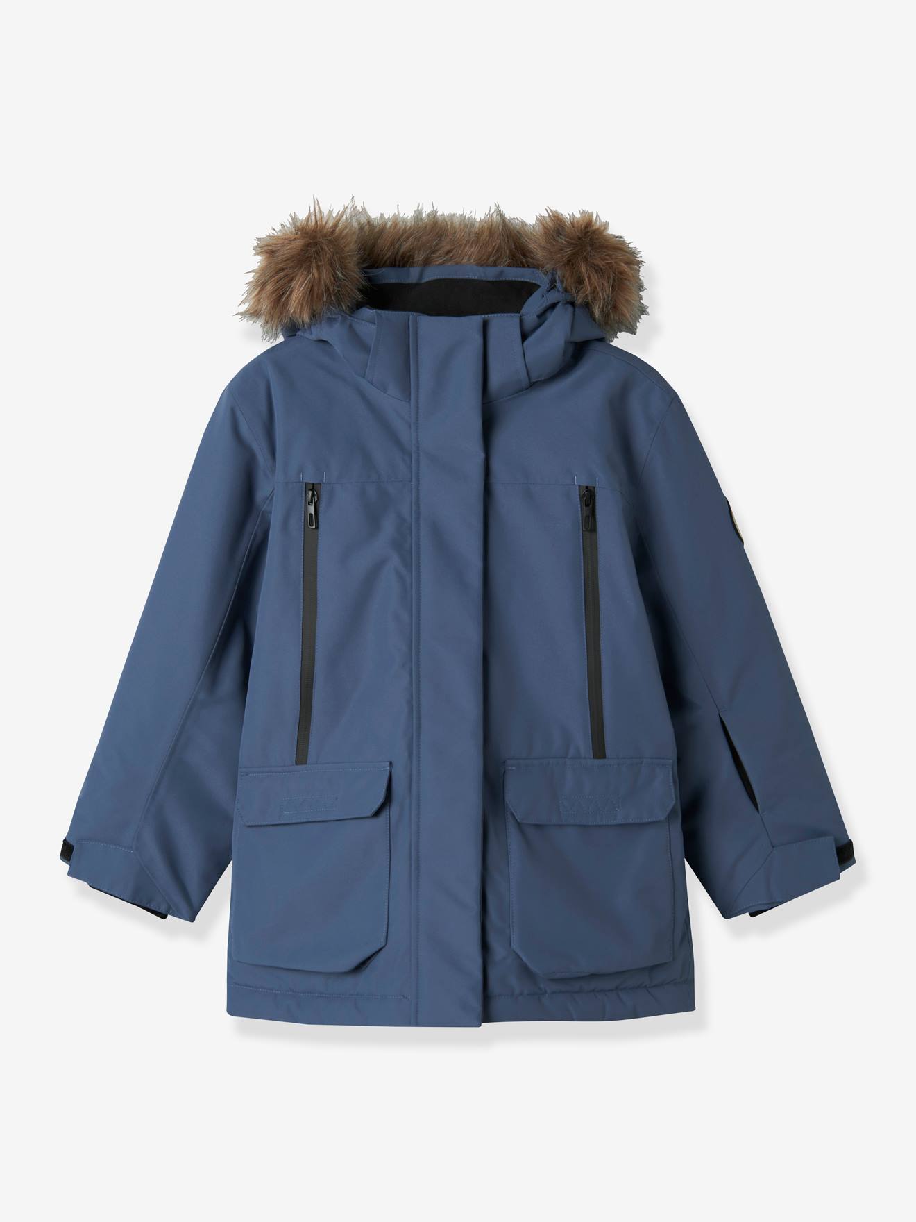 Skijas met capuchon voor jongens NAME IT indigoblauw