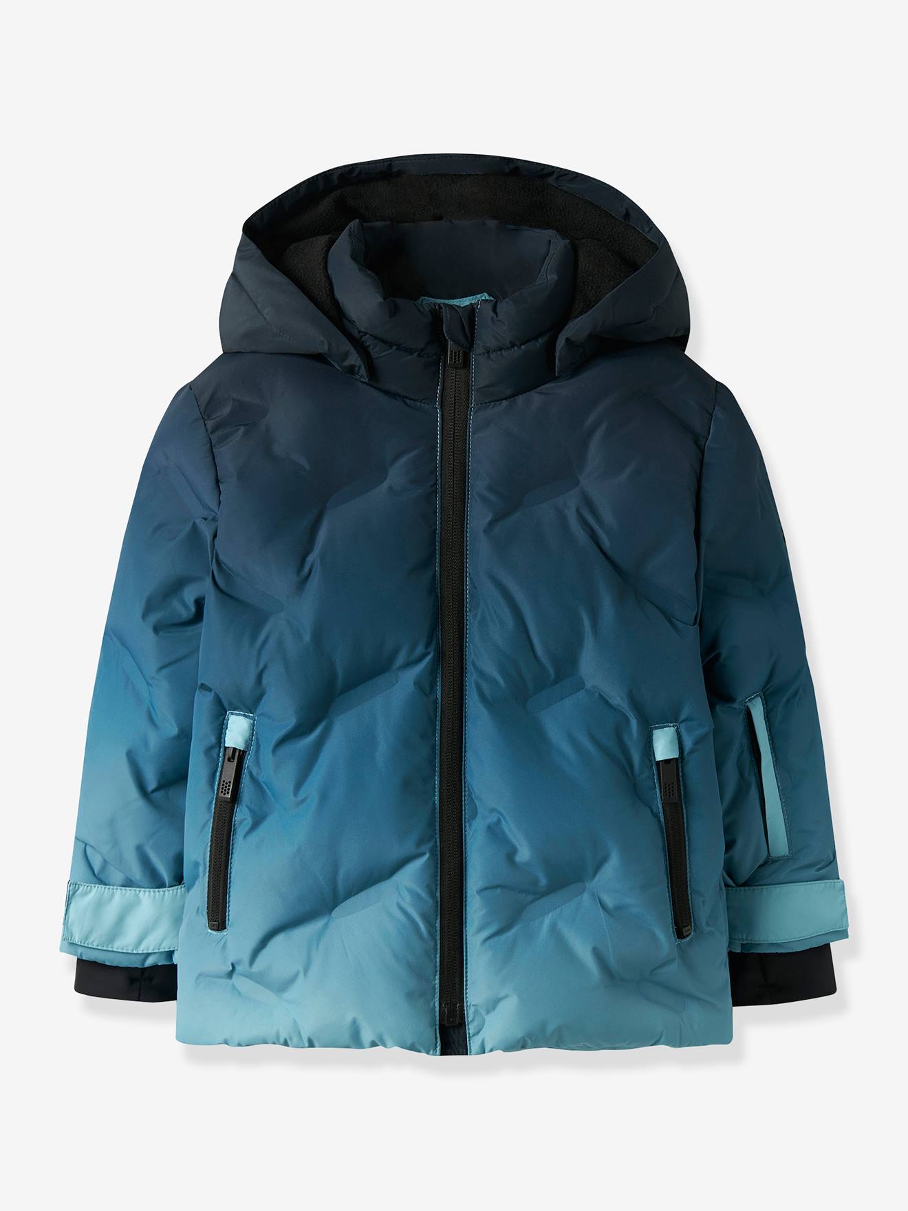 Skijas met capuchon voor jongens NAME IT donkerblauw