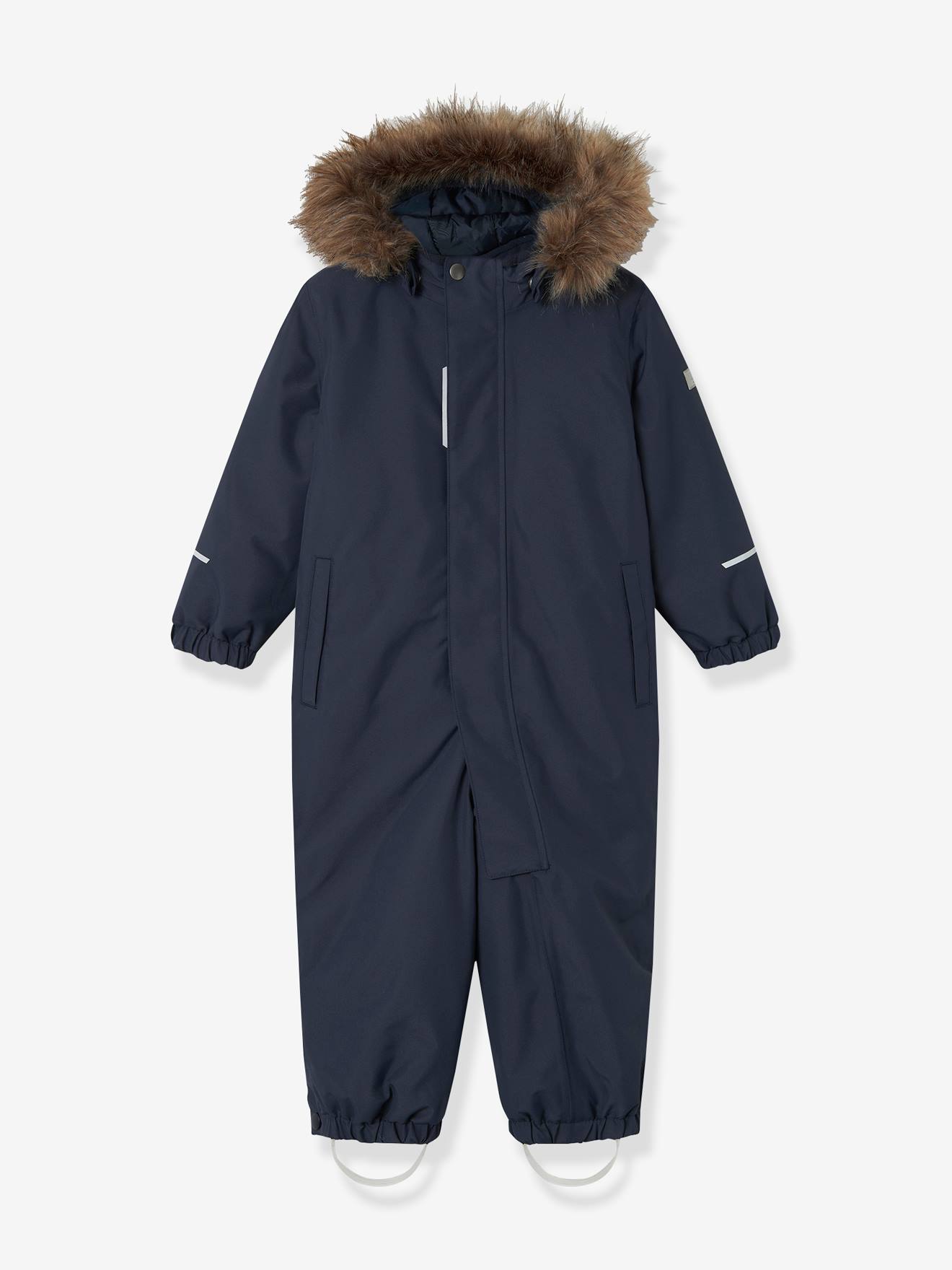 Gevoerde jumpsuit met fleece voor kinderen NAME IT donkerblauw