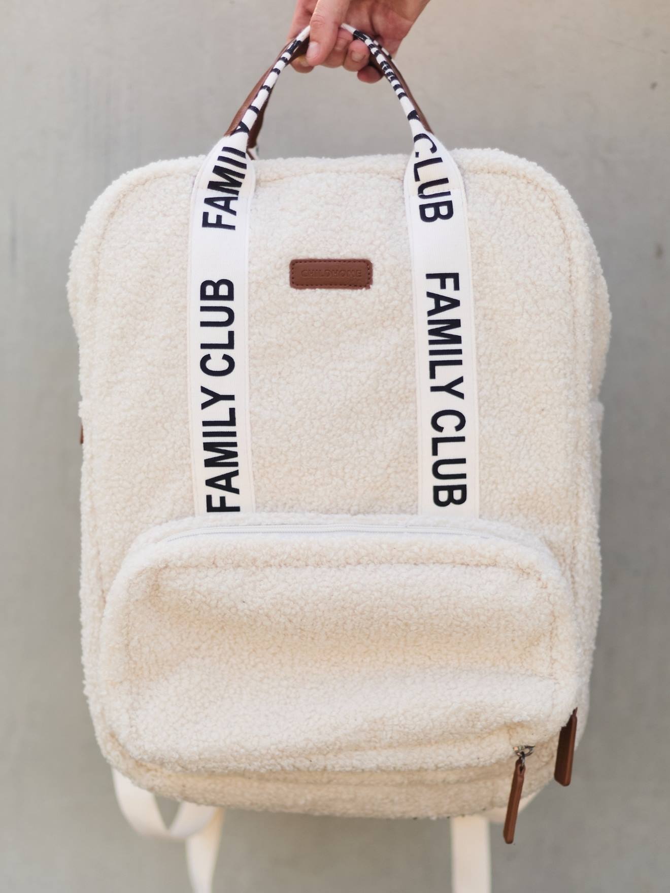 Luiertas in rugzakmodel Family Club Signature CHILDHOME wit
