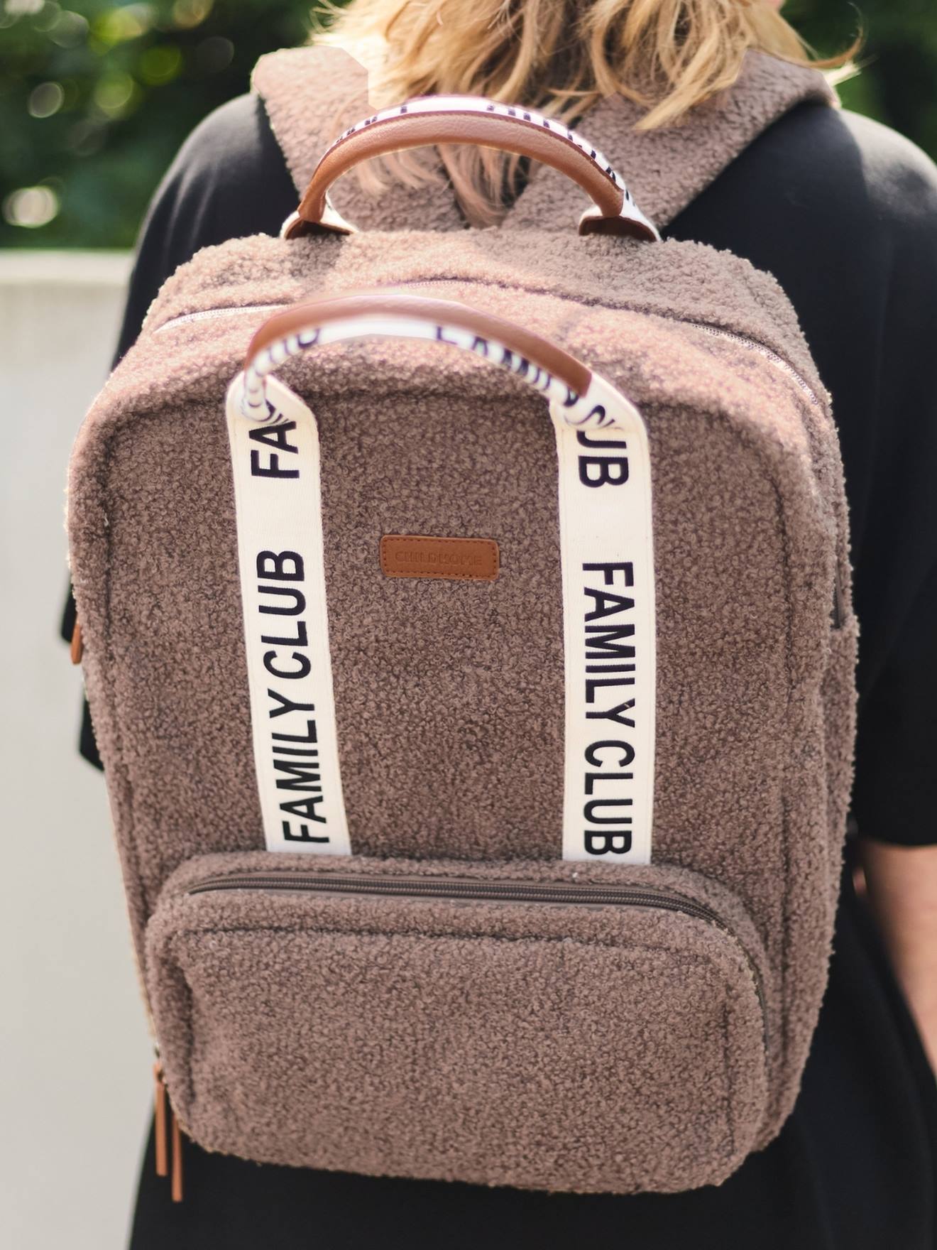 Luiertas in rugzakmodel Family Club Signature CHILDHOME bruin