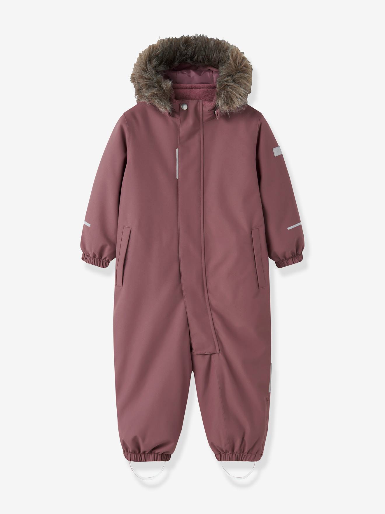 Gevoerde jumpsuit met fleece voor kinderen NAME IT rozenhout
