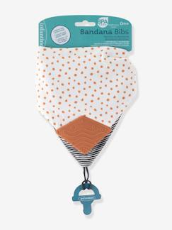 Verzorging-Pack 2 bandana-slobberdoekjes + speenclip - INFANTINO 