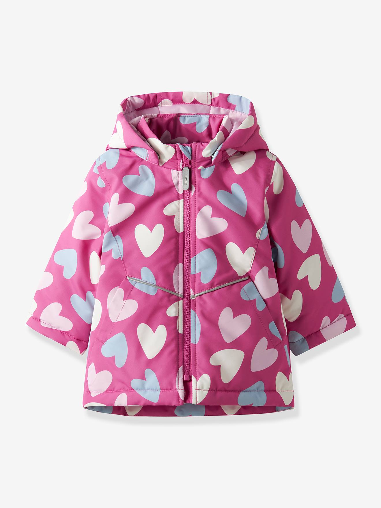 Sweater met capuchon voor meisjes NAME IT snoepjesroze