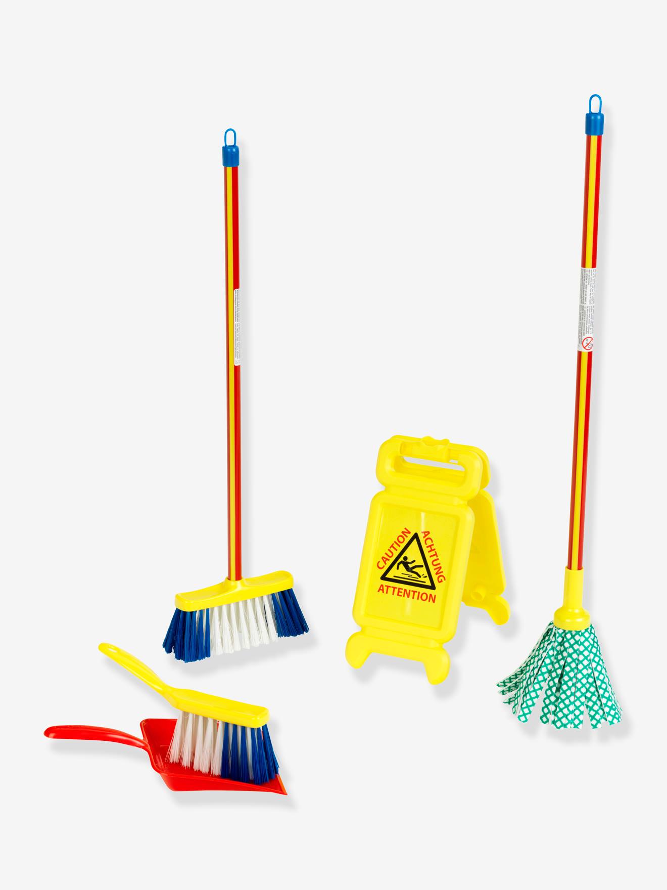 Set "risico op uitglijden" schoonmaken meerkleurig