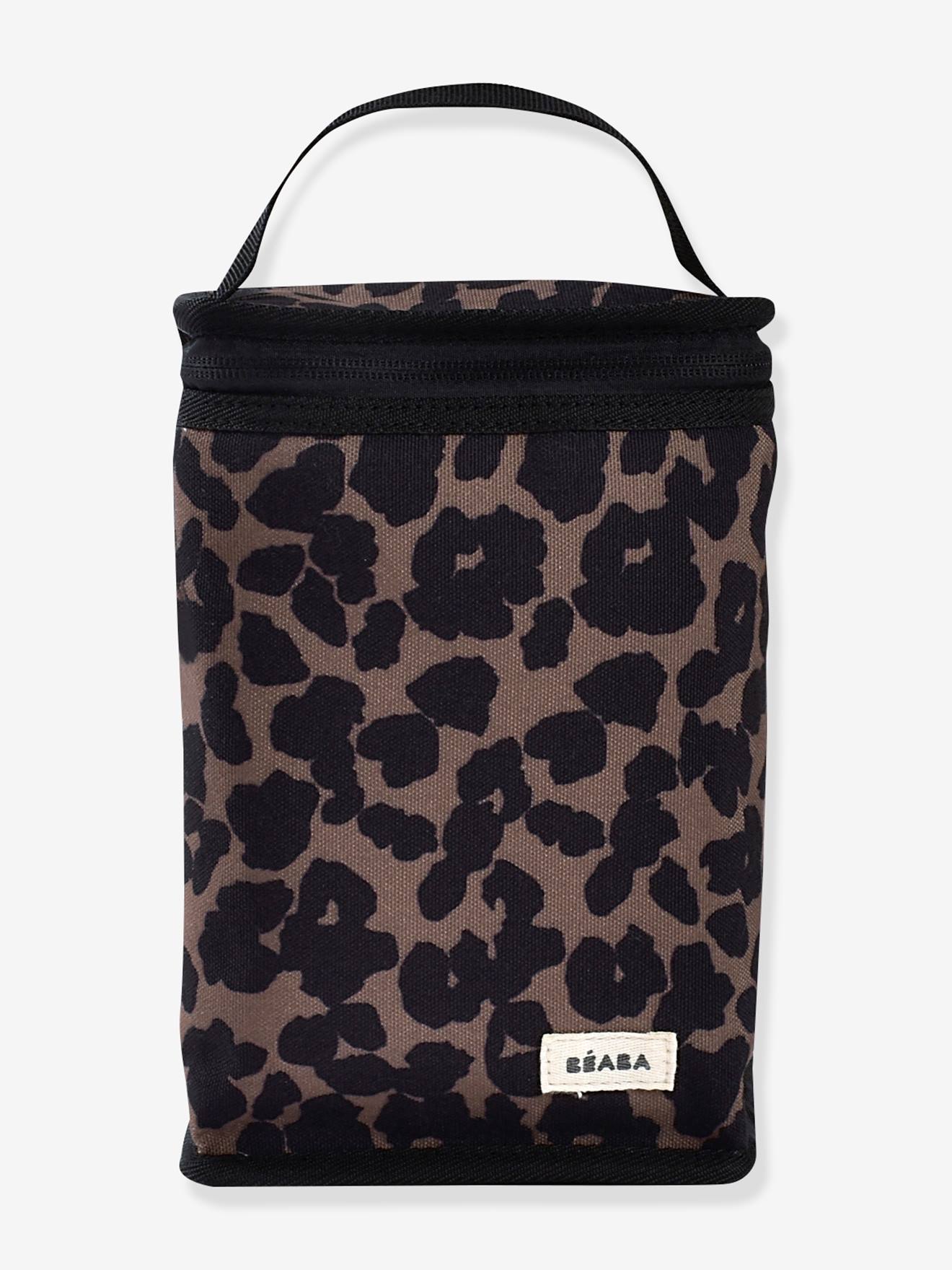 Koeltas voor zuigflessen van BEABA bruin, bedrukt afbeelding