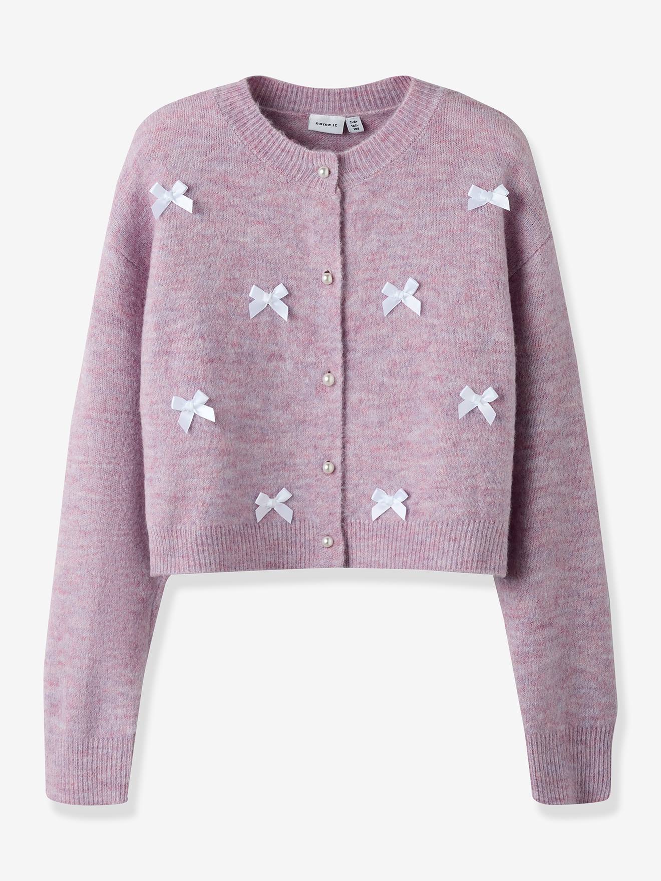 Vestje NKFRIKKE meisje NAME IT zachtpaars