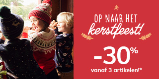 Op naar het kerstfeest! -30% vanaf 3 artikelen aankoop* Op naar het kerstfeest! -30% vanaf 3 artikelen aankoop*