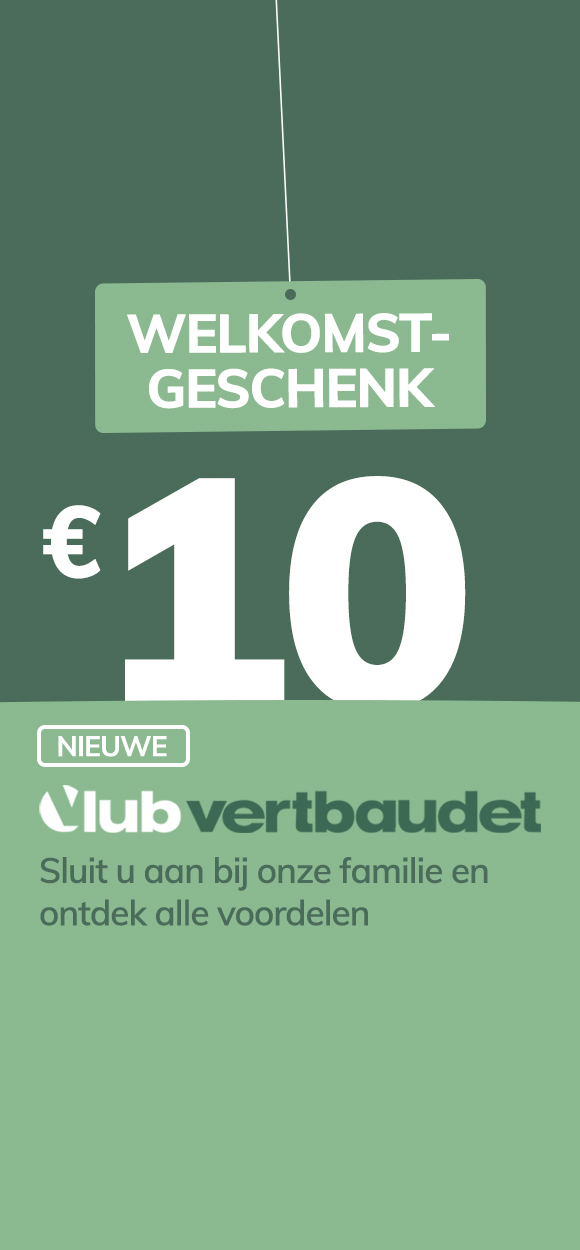 Welkomstgeschenk: Sluit u aan bij onze familie en ontdek alle voordelen