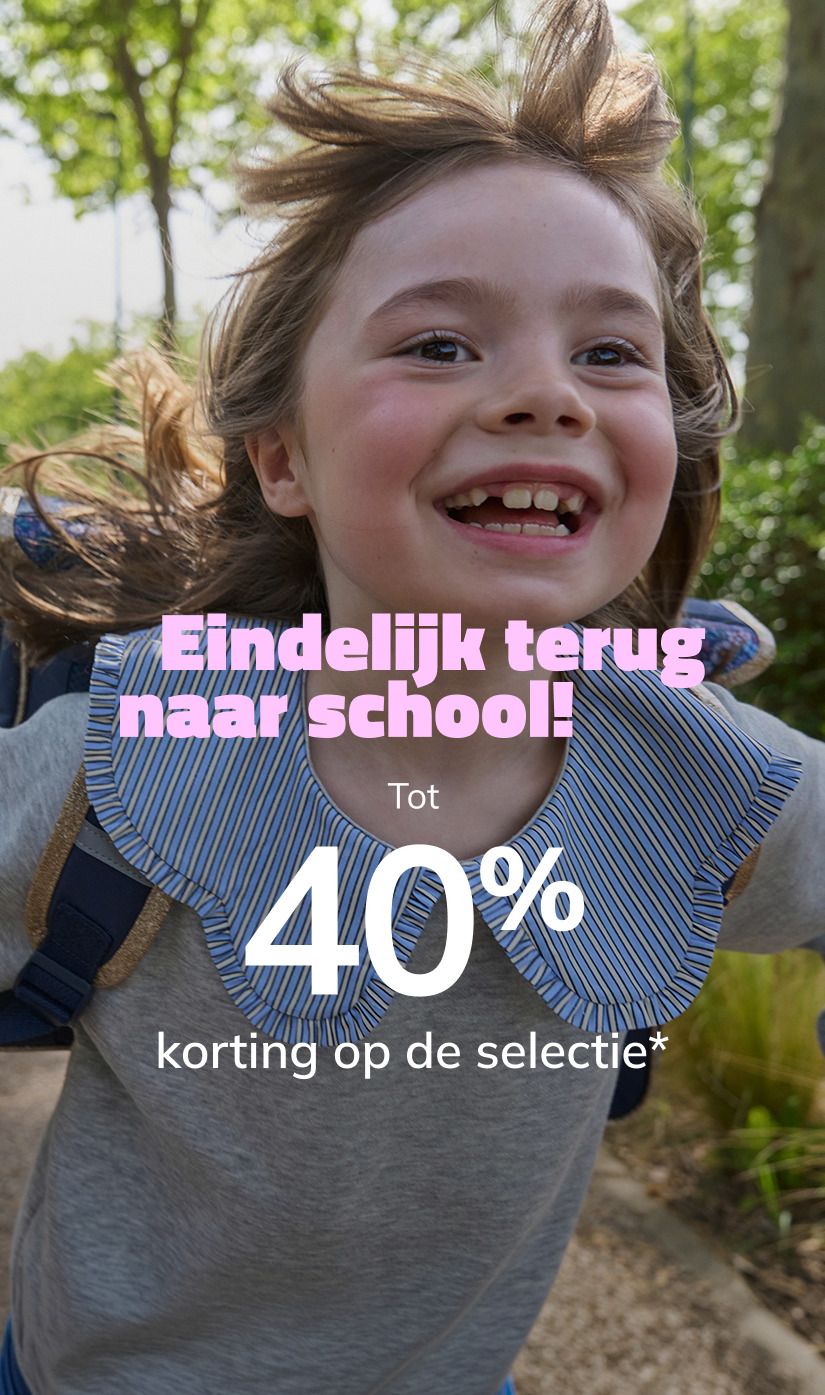 Eindelijk terug naar school! Tot 40% korting op de selectie*